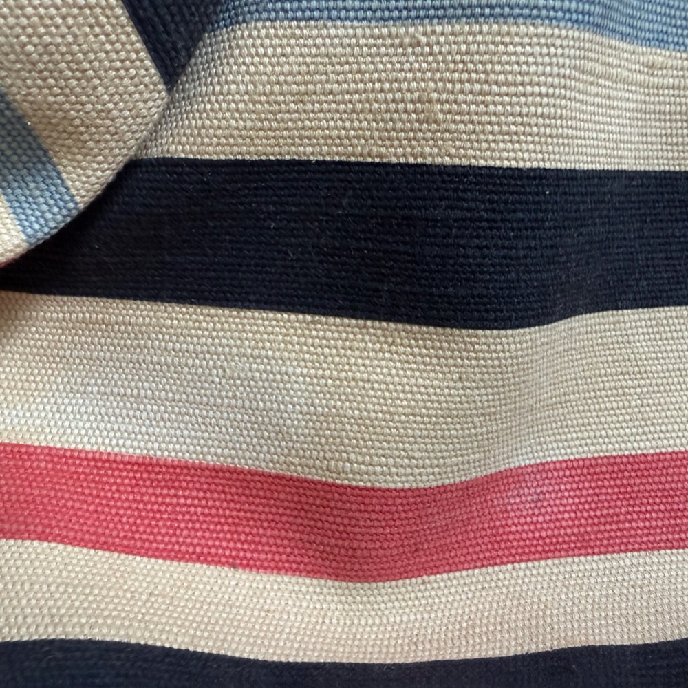 KATE SPADE Fairmont Stripe Canvas Tote Bag Bow - Picture 7 of 11